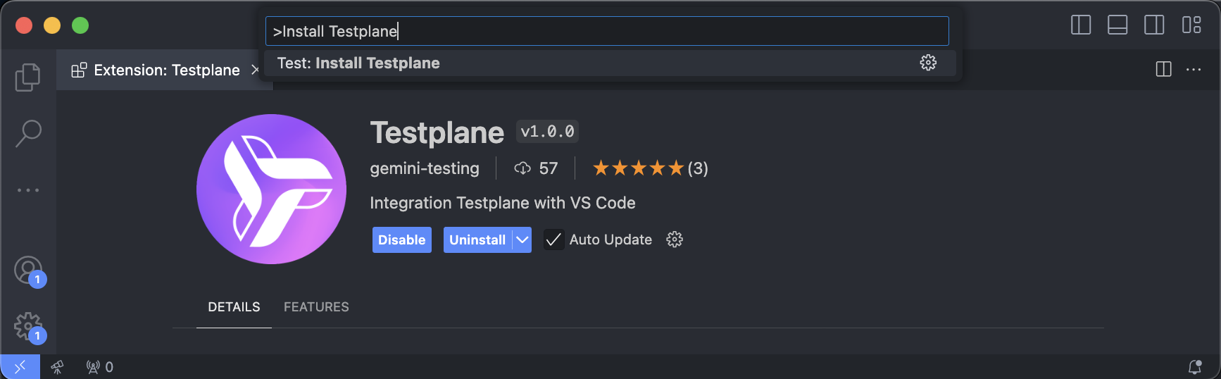 Install Testplane